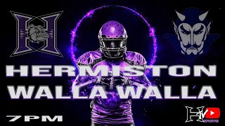 202223 Hermiston Football vs Walla Walla 7pm [upl. by Gamali418]