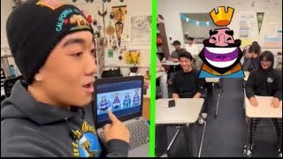 Teaching Class Clash Royale Emotes  Meme Compilation [upl. by Merc724]