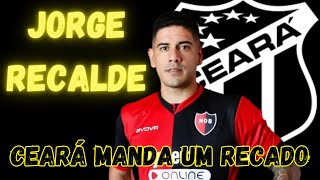 Tudo o que a torcida do Ceará precisa saber sobre Jorge Recalde o novo reforço do Vovô [upl. by Llessur]