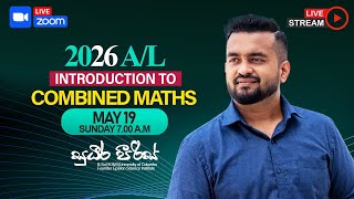 2026 AL Combined Maths Introduction සංයුක්ත ගණිතය හැදින්වීම [upl. by Florella]