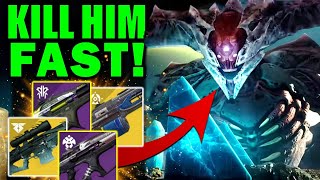 Best Weapons to KILL ORYX FAST  Kings Fall Raid  Destiny 2 [upl. by Okemak]