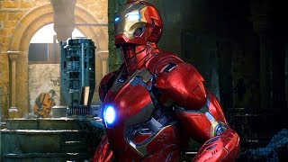 Avengers vs Ultron  Mark 45  Battle of Sokovia  Avengers Age of Ultron 2015 Movie CLIP HD [upl. by See]