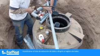 Instalación de Biodigestor Farplast [upl. by Akahc]