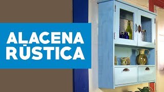 ¿Cómo hacer una alacena rústica para la cocina [upl. by Philbin]