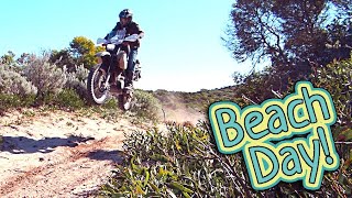 West Australian Beach Adventure on Suzuki DR650 [upl. by Ardeid]