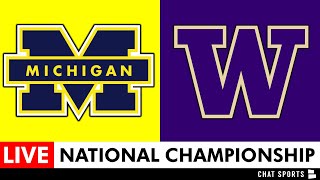 Michigan vs Washington Live Streaming Scoreboard Highlights 2024 CFP Championship Game On ESPN [upl. by Sublett]