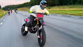 INSANE SHREDDING IN STOCKHOLM Supermoto BikeLife [upl. by Lieberman815]