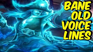 Bane Old 2016 Voice Lines  Mobile Legends [upl. by Schatz911]