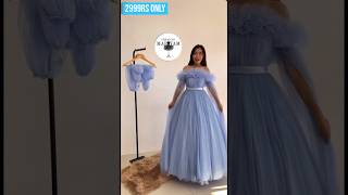 6 style gown 2999rs only viral shorts dress trendingreels gowncollection fashiondesigner gown [upl. by Notsur]