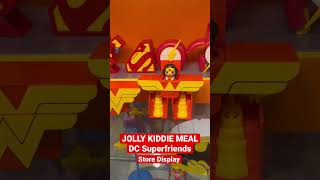 Jolly Kiddie Meal DC Superfriends Store Display May 2023 [upl. by Adnerol]