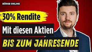 30 bis Jahresende mit diesen Aktien aber eine WARNUNG Droht BörsenCrash nach Senkung der Zinsen [upl. by Ibbob]