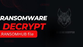 Ransomhub Ransomware Decryptor  Remove Ransomhub Virus and Decrypt Files  STOP DJVU Decryptor [upl. by Nolyak846]