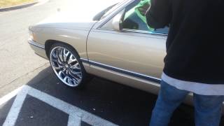 94 Cadillac on 22s in dmv [upl. by Arratoon]