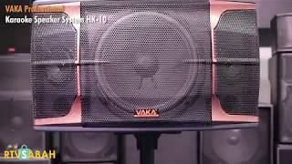 VAKA Professional Karaoke 10inch Speaker System HK10  RTV Sabah Radiotronic Store [upl. by Denie734]