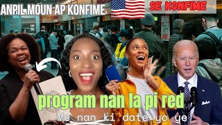 Men ki date uscis ap Konfirme Konya 😳Bilan yoanpil moun aproverProgram Bieden nanfévrier 2024✈️ [upl. by Ardnikal]