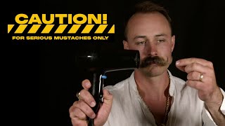 How To Style The Perfect Handlebar Mustache  Death Grip AllNatural Extra Strong Extra Tacky Wax [upl. by Deerc446]