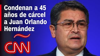 Condenan a 45 años de cárcel a Juan Orlando Hernández expresidente de Honduras [upl. by Tammany]