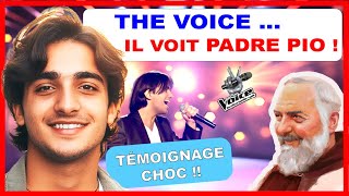 CHANTEUR de « THE VOICE » il voit PADRE PIO en songe qui lui PARLE  😮 [upl. by Aleel628]