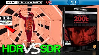 2001 A Space Odyssey 1968 4K UHD HDR vs 1080p BluRay SDR 100nits TRUEDIFFERENCE WATCHINHDR [upl. by Anoiuq424]