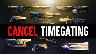 Destiny 2 Into The Light Weapon Timegating Is An Own Goal [upl. by Burman770]