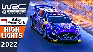 WRC Rally Highlights  Results of WRC Rallye MonteCarlo 2022 [upl. by Pattani]