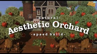 Natural Aesthetic Orchard  Speed Build  Animal Crossing New Horizons [upl. by Aidualc511]