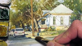 Realistic Watercolor of a House by James Gurney [upl. by Sweeney]