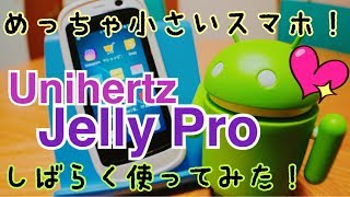 Unihertz Jelly Pro しばらく使ってみた！【新型Atom登場迄あと7日】 [upl. by Annahsad300]