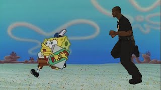 Officer Tenpenny trying to get a pizza from Spongebob [upl. by Arebma549]