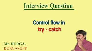 Control flow in try  catch  Java Exception Handling [upl. by Anthea22]