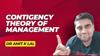 Contingency theory of Management  UGC NET  MBA  RBI Grade B [upl. by Idak]