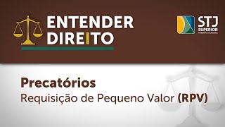 Programa Entender Direito debate Precatórios e RPV [upl. by Crichton681]