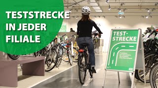 FahrradTeststrecke in jeder BOCFiliale  Neues Fahrrad Erstmal eine Probefahrt [upl. by Levon]