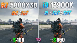 Ryzen 7 5800X3D vs Core i9 13900K  Test in 10 Games [upl. by Zoeller144]