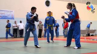 Vovinam Viet Vo Dao  Coupe Interrégionale Combat 2013  Finale  Saulx Vs Anais [upl. by Dari]