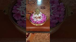 uruli flower decoration ganesh chaturthi uruli decoration urulishorts [upl. by Darrin]