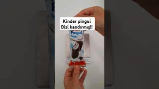 Kinder Pingui Bizi Kandırmış beniöneçıkart food keşfet [upl. by Palua]