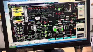 Shutting down AFBC Boiler boiler Operation DCS Desk operations  Biomass boiler [upl. by Aicak]