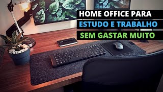 Home office barato para trabalho e estudo  produtividade [upl. by Selrahcnhoj597]