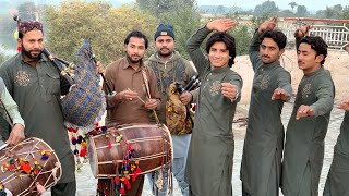 Saraiki culture Jhumar Dance in dhol been [upl. by Aihsatsan993]