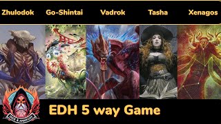 NO COMMANDER LEFT BREATHING Zhulodok VS GoShintai VS Vadrok VS Tasha VS Xenagos [upl. by Lenzi]