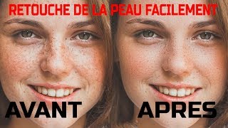 RETOUCHE LISSAGE PEAU TUTO PHOTOSHOP 2019 [upl. by Ylaek]