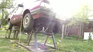 АВТОПОДЪЁМНИК СВОИМИ РУКАМИ Car liftсвоимируками with your own hands [upl. by Mark]