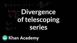 Divergence of telescoping series [upl. by Weisler]