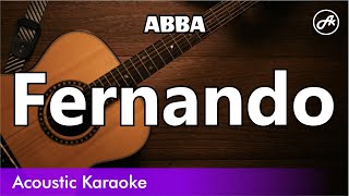 ABBA  Fernando karaoke acoustic [upl. by Eveivaneg116]