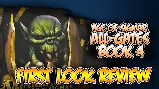 AoS Realmgate Wars Book 4 AllGates First Look Review [upl. by Nesto293]