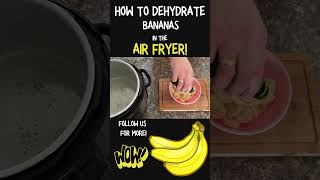 How To Dehydrate Bananas In The Air Fryer shorts [upl. by Bel909]