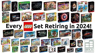 All Lego Sets Retiring In 2024 Part 1 [upl. by Grati882]