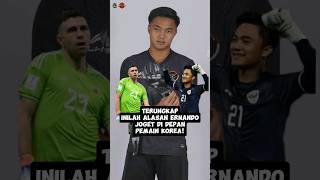 Alasan Ernando joget di depan pemain Korea ernandoari emimartinez kiper [upl. by Borlow]