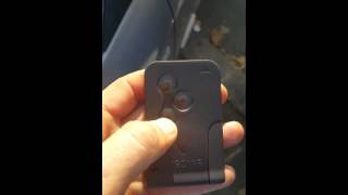 Duplicazione chiave e telecomando RENAULT SCENIC [upl. by Yecats]